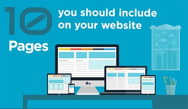10 Pages for your website design
